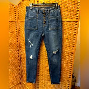 Judy Blue button fly skinny fit jeans size 7